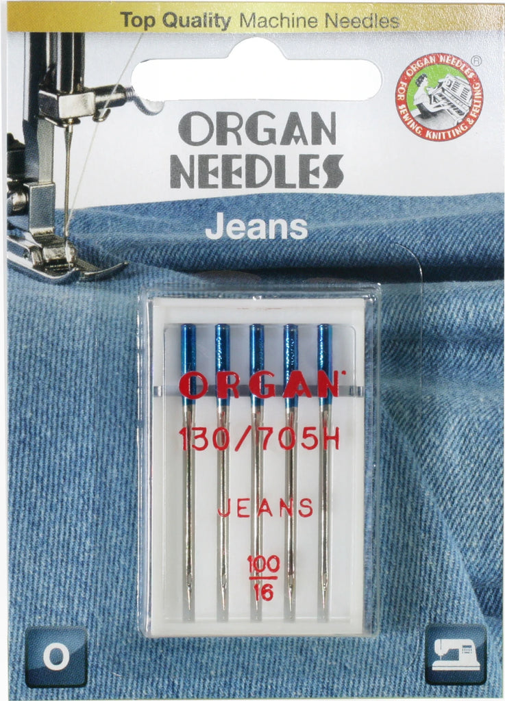 Organ Jeans Sewing Machine Needles – Size 100/16 (5-Pack) – Sew Yours