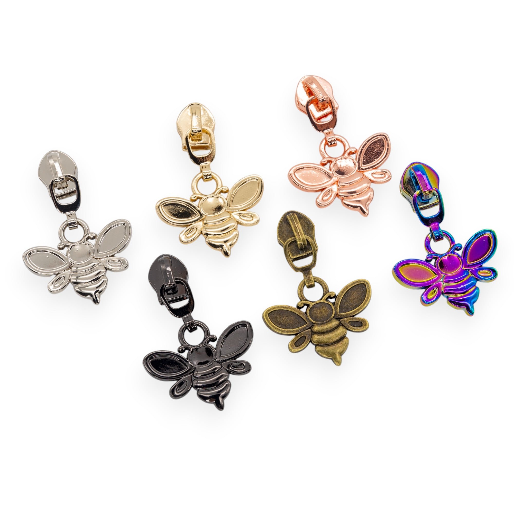 パーツ bee 5 Zipper Pulls - Bumble Bee - Set of 4 – Sew Yours