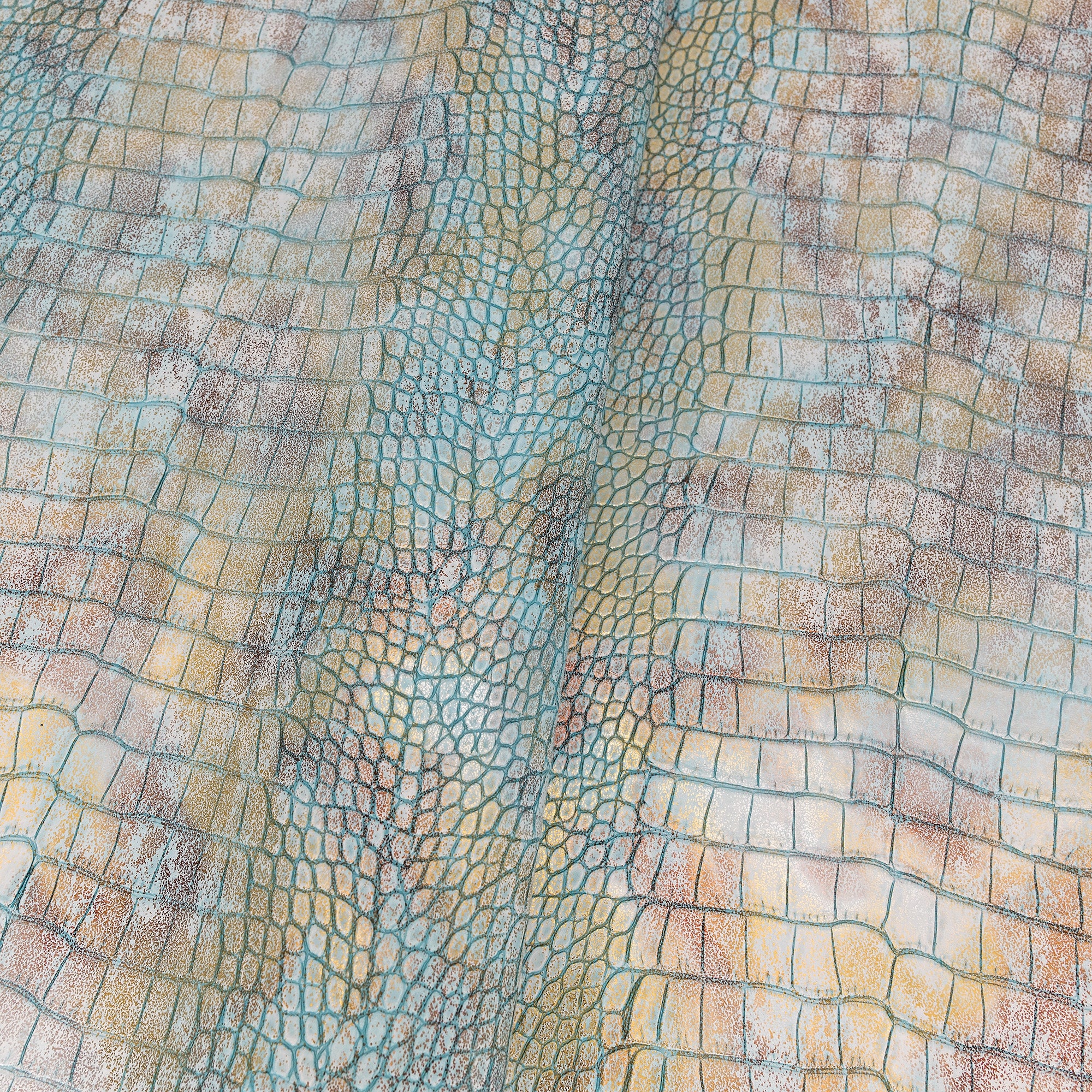 N*め様 Coating Crocodile Python denim 1vfu Croc & Python & Snake Embossed Vinyl for Bags – Sew Yours