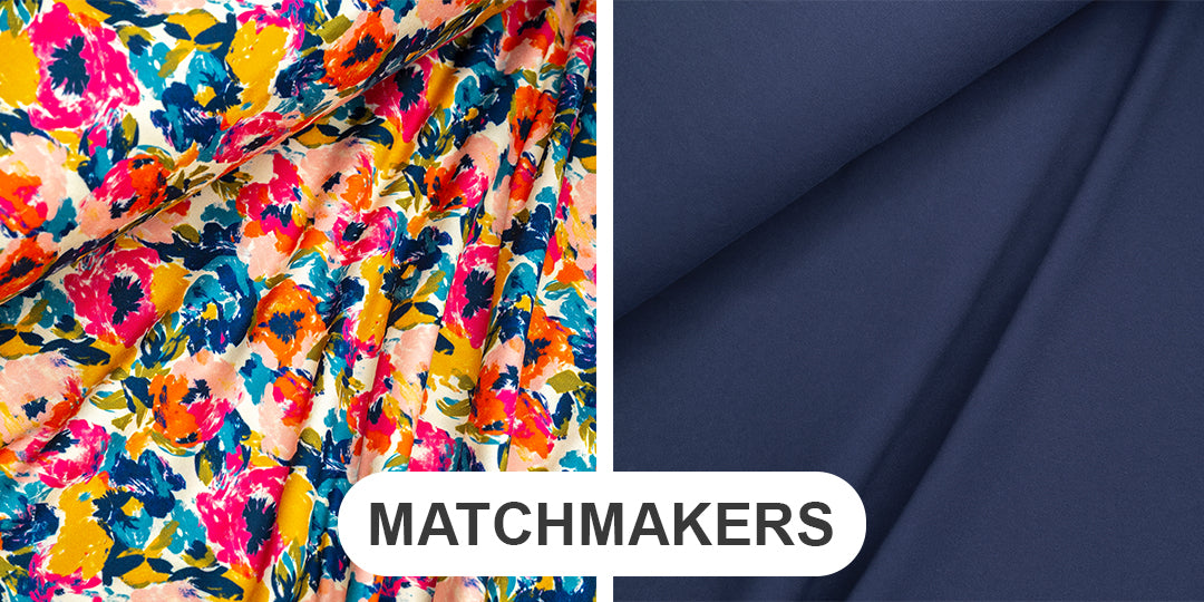 Bold Blooms Double Brushed Polyester Knit Jersey Fabric – Sew Yours