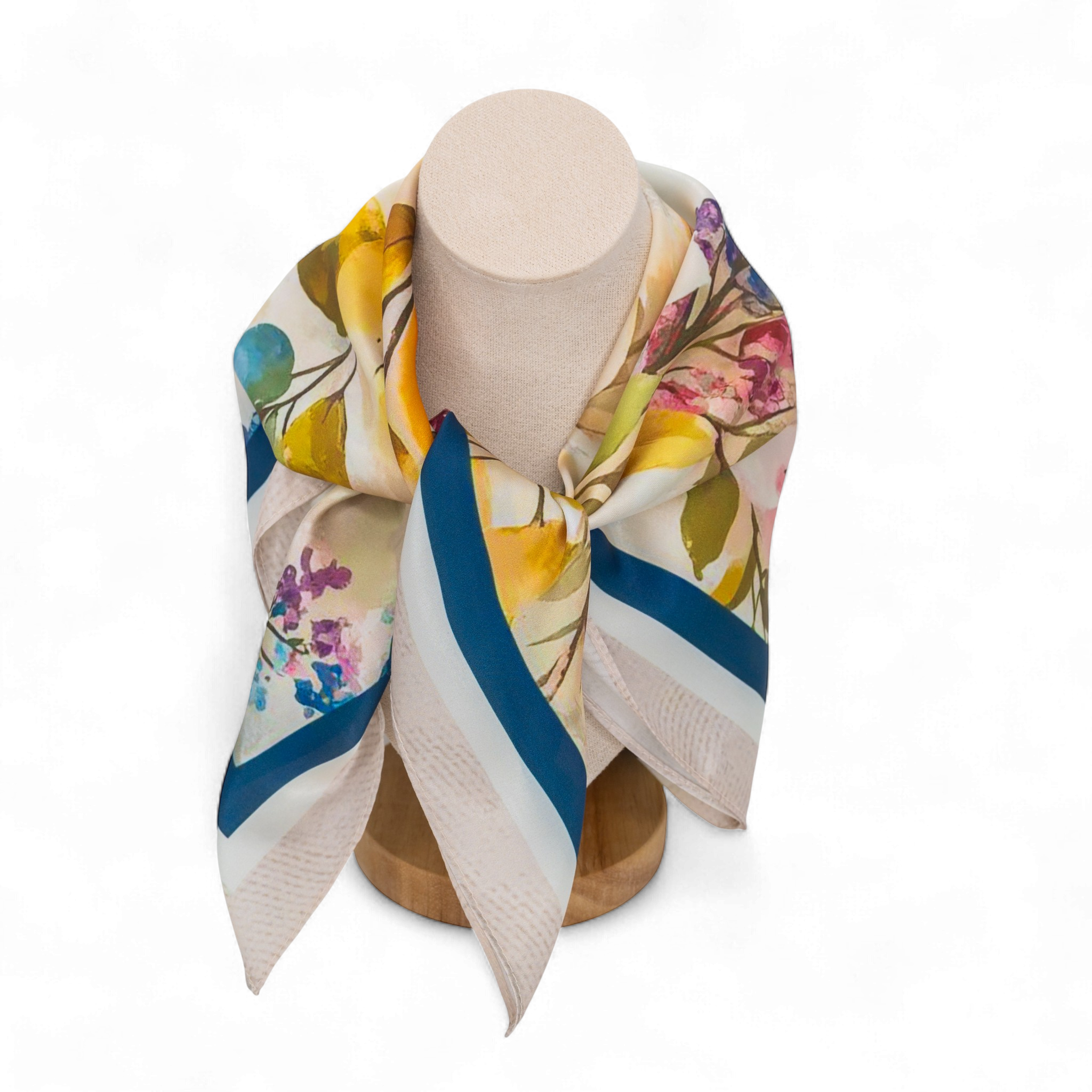 marge Tulle floral sheer scarf ¥16,500 Simply Scarf™ – Pastel Grove, 21.5