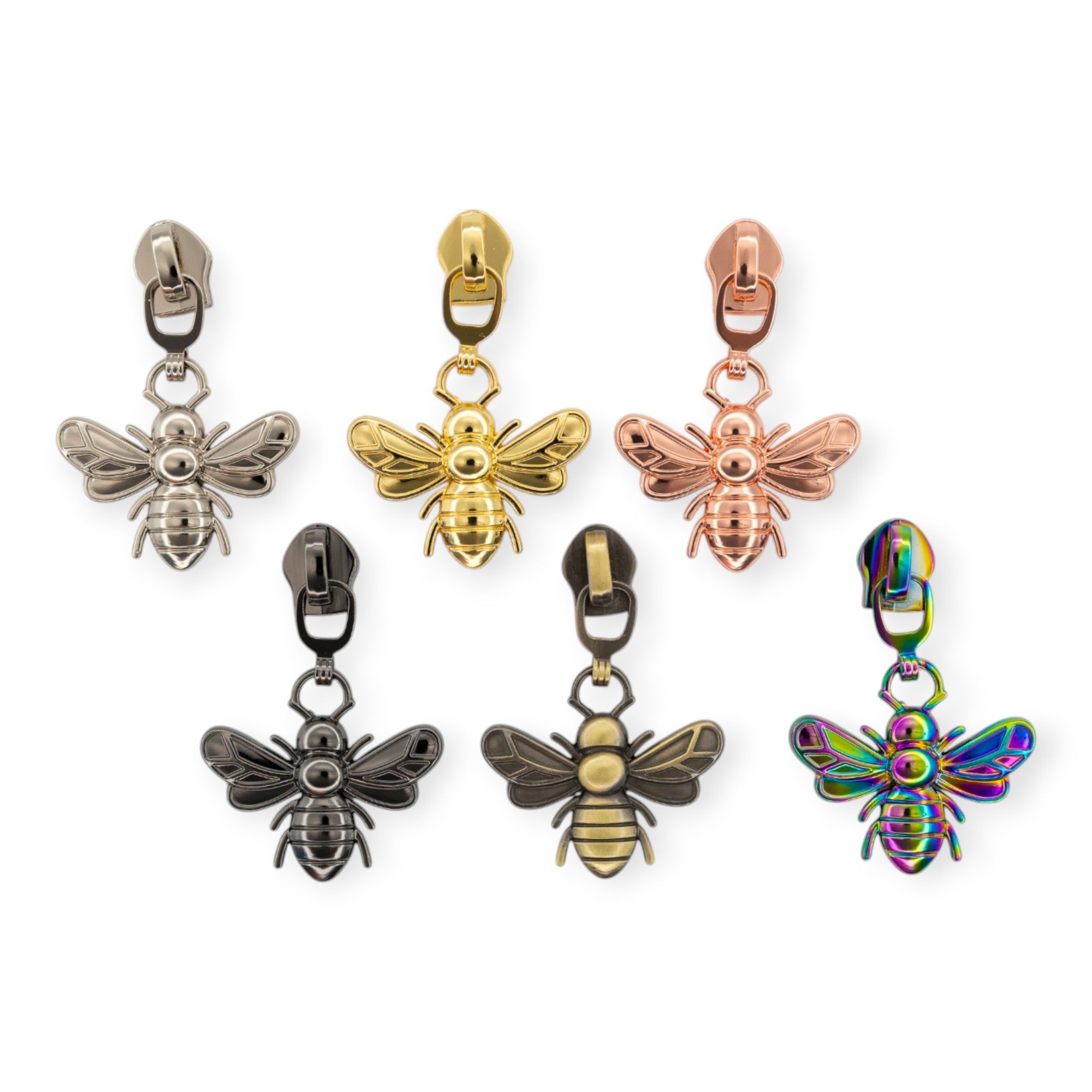 5 Zipper Pulls – Honey Bee, Set of 4 – Sew Yours