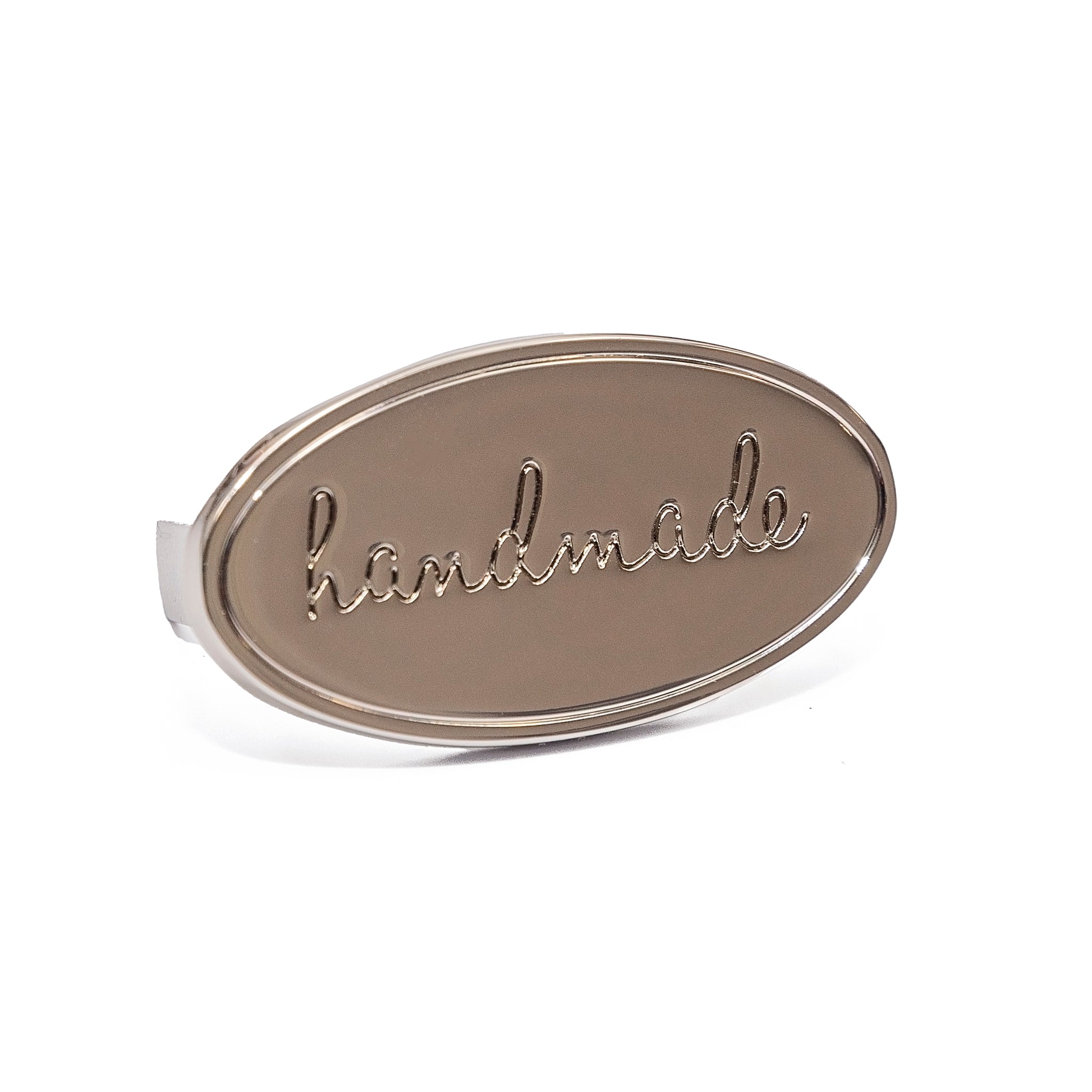 Oval Script Handmade Bag Tags - Bag Hardware Set of 2 – Sew Yours